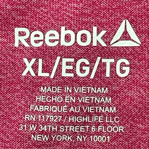 Reebok Magenta Athletic Tank Top - Picture 4 of 5